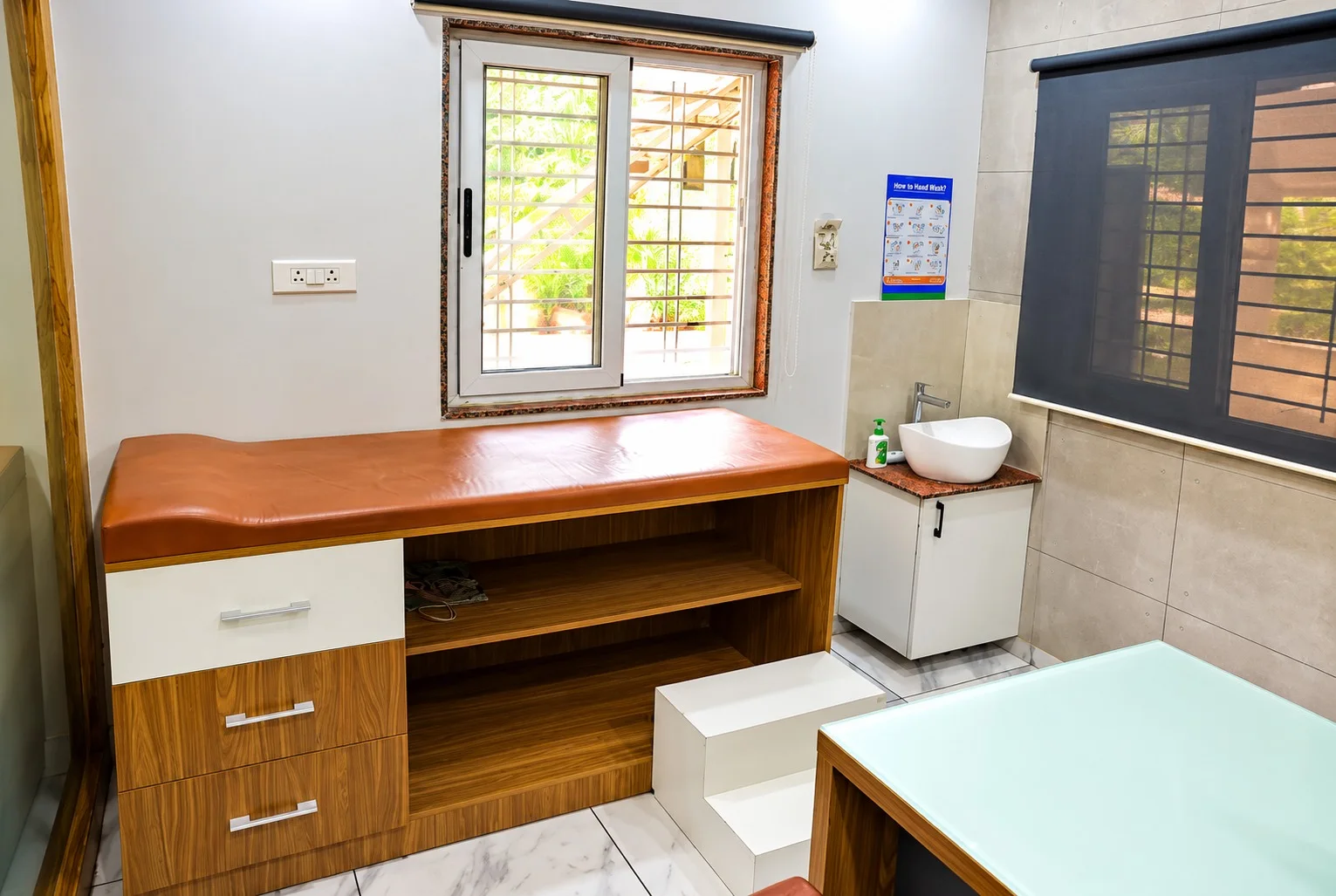 A hospital office and consultation space